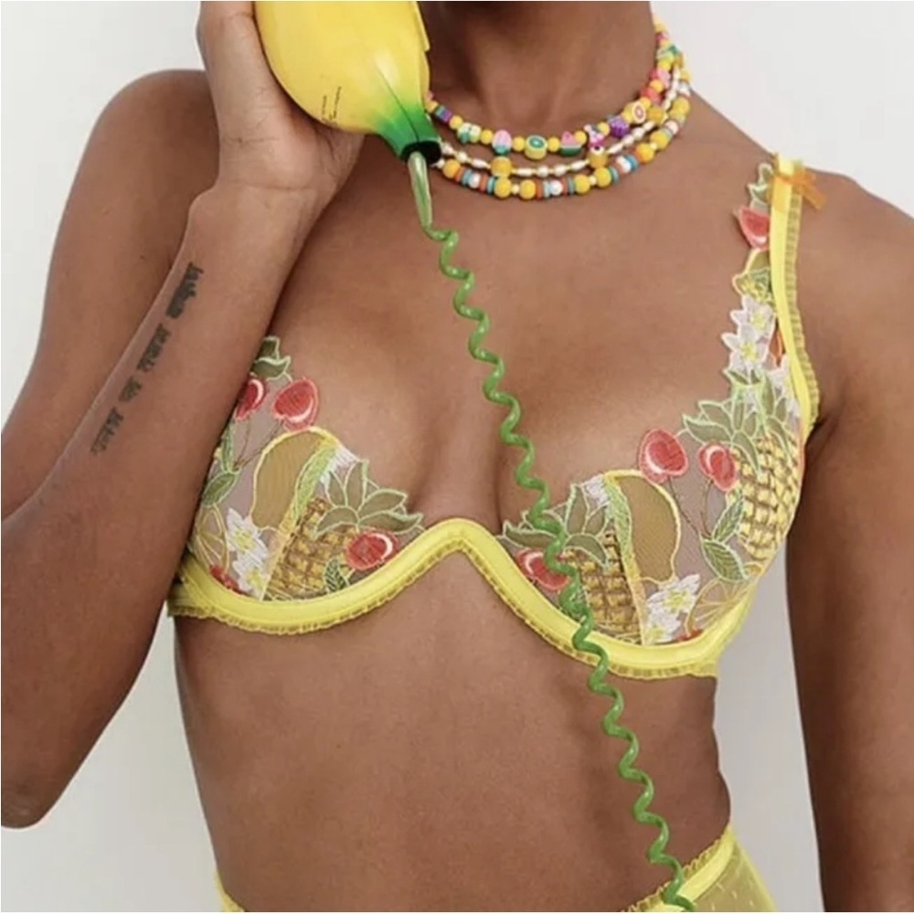 For Love And Lemons Mirabelle Bra Size 38D